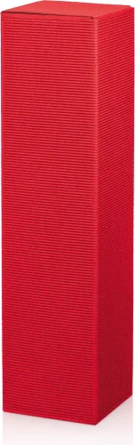Kartón na 1fl červený "Modern" 001154