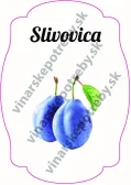 Etiketa Slivovica Vzor F
