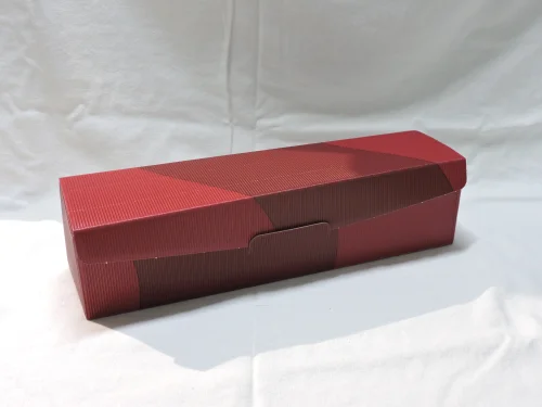 Kartón na 1fl bordový "Modern" 000128