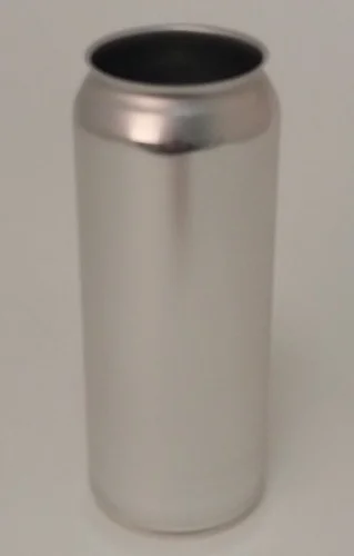 Plechovka 0,5l strieborná s viečkom 162 ks