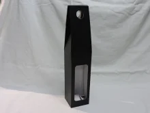 Kartón na 1fl čierny s okienkom