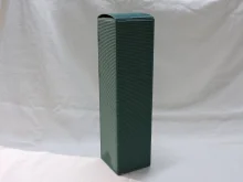 Kartón na 1fl zelený "Modern" 001124