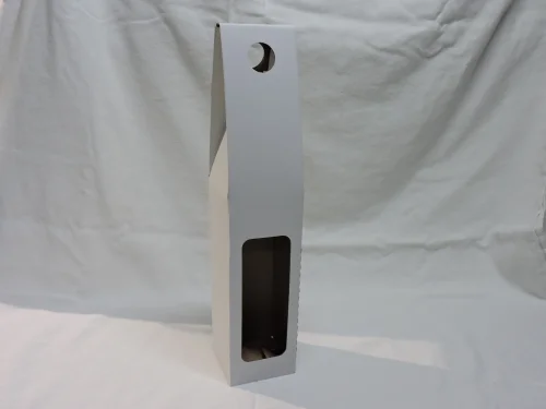 Kartón na 1fl biely s okienkom