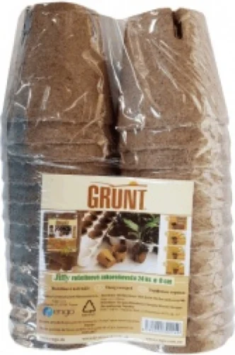 Grunt rašelinový okrúhly 6cm 24ks