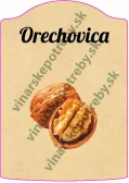 Etiketa orechovica vzor D