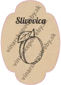 Etiketa Slivovica Vzor A