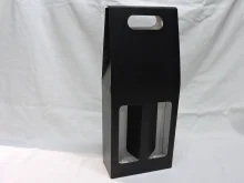 Kartón na 2fl čierny s okienkom