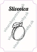 Etiketa Slivovica Vzor B