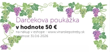 Darčeková poukážka 50€