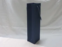 Taška na 1fl. modrá tmavá 660101