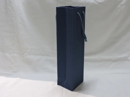 Taška na 1fl. modrá tmavá 660101