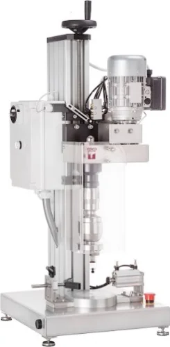 Poloautomacká uzatváračka na hliníkové uzávery Tenco